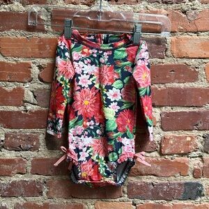Ruffle Butts Long Sleeve One Piece Rash Guard, 12-18 months, EUC